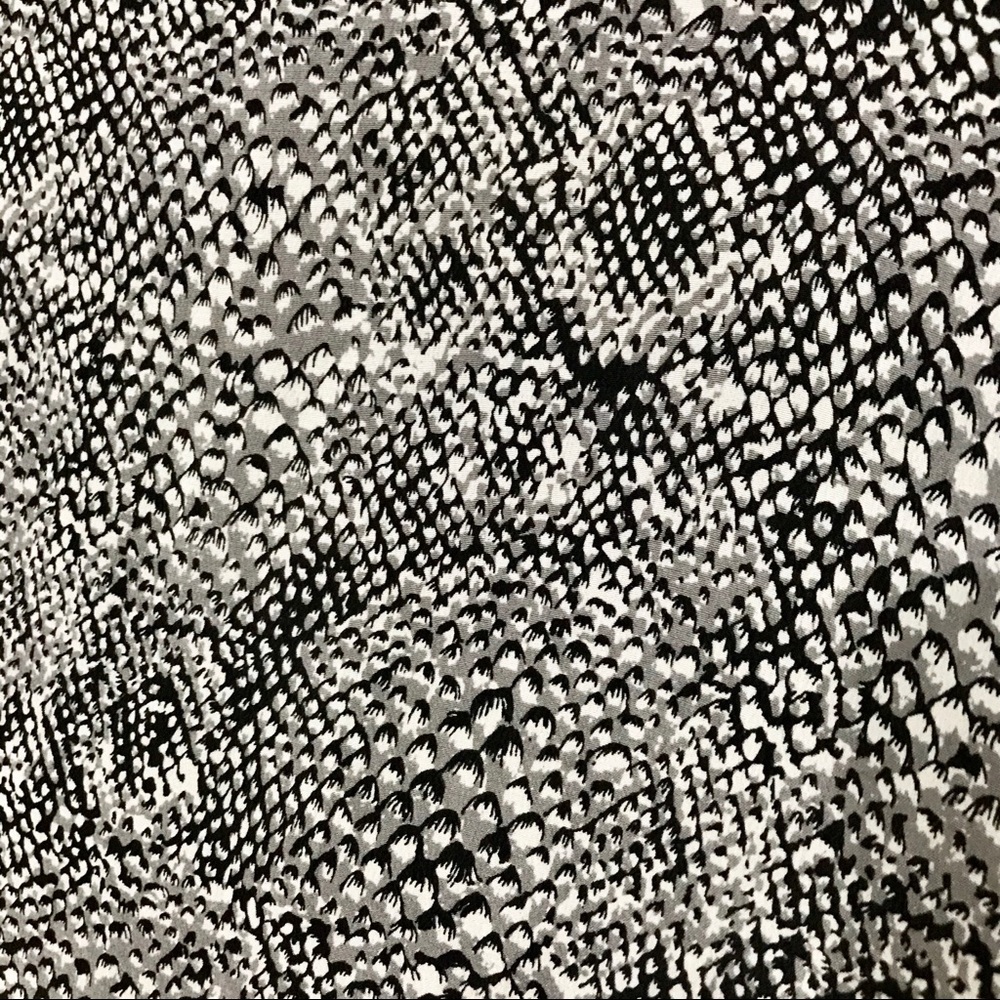 Joie Snakeskin Printed Silk Top Python Blouse - image 7